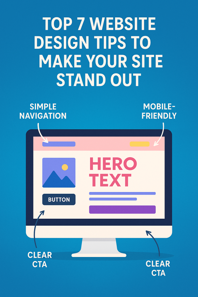Top 7 Website Design Tips to Make Your Site Stand Out